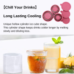 空心冰模具供应商-不含BPA 3件食品级硅胶