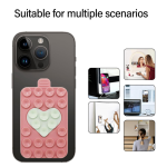 手机卡夹供应商-硅胶口红带卡袋