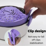 厨房滤网供应商-硅胶夹式可调滤篮