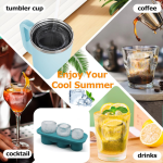 冰格模具生产商-20-40盎司空心硅胶圆柱