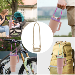 水瓶把手供应商-厂家供应柔软硅胶携带带