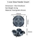 宠物喂食碗厂家-S号环保防滑插入垫