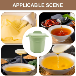 培根油脂容器厂家-食品级硅胶储油