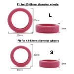 行李箱轮罩生产商-硅胶适配多数旋转轮