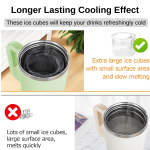 冰格模具生产商-20-40盎司空心硅胶圆柱