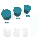 空心冰模具供应商-不含BPA 3件食品级硅胶