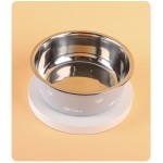 猫食碗厂家-可拆卸不锈钢高架防滑喂食器