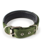 宠物项圈厂家-亚麻高颜值外出项圈可定制