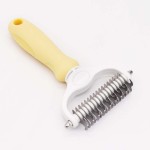 宠物梳厂家-现货批发不锈钢结梳去浮毛