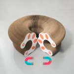 猫抓板厂家-2025器官形状带铃磨爪瓦楞纸