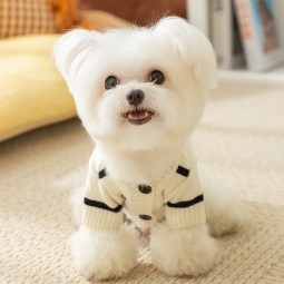 宠物衣服厂家-时尚休闲可爱薄绒软面料秋季