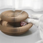 猫抓板厂家-2025器官形状带铃磨爪瓦楞纸