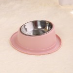 宠物喂食器厂家-北欧陶瓷双碗带木架