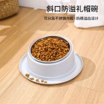 宠物喂食器厂家-北欧陶瓷双碗带木架