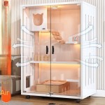 室内猫别墅厂家-超大号全实木双层柜