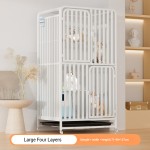 钢制猫笼厂家-高品质折叠大号现代耐用