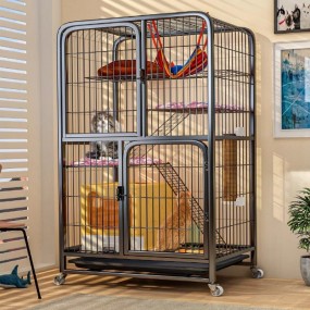 Pet Crates Manufacturer - Indoor Single Multi-Layer Foldable Wired Steel