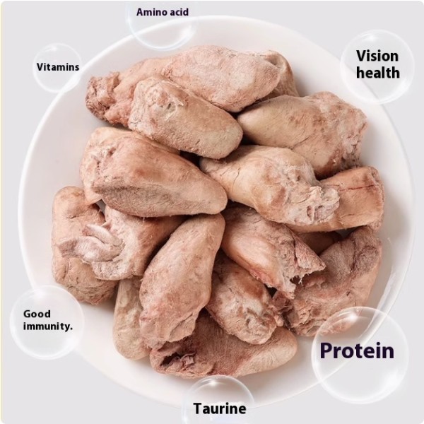 宠物零食厂家-OEM/ODM冻干鸡心训练奖励