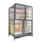 宠物笼厂家-室内单多层可折叠铁丝钢