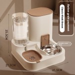 自动猫喂食器厂家-新款2合1水分配塑料室内