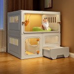 室内猫别墅厂家-大号一室一厅现代空调