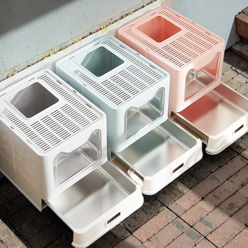 不锈钢猫砂盆厂家-批发可折叠厂家直供