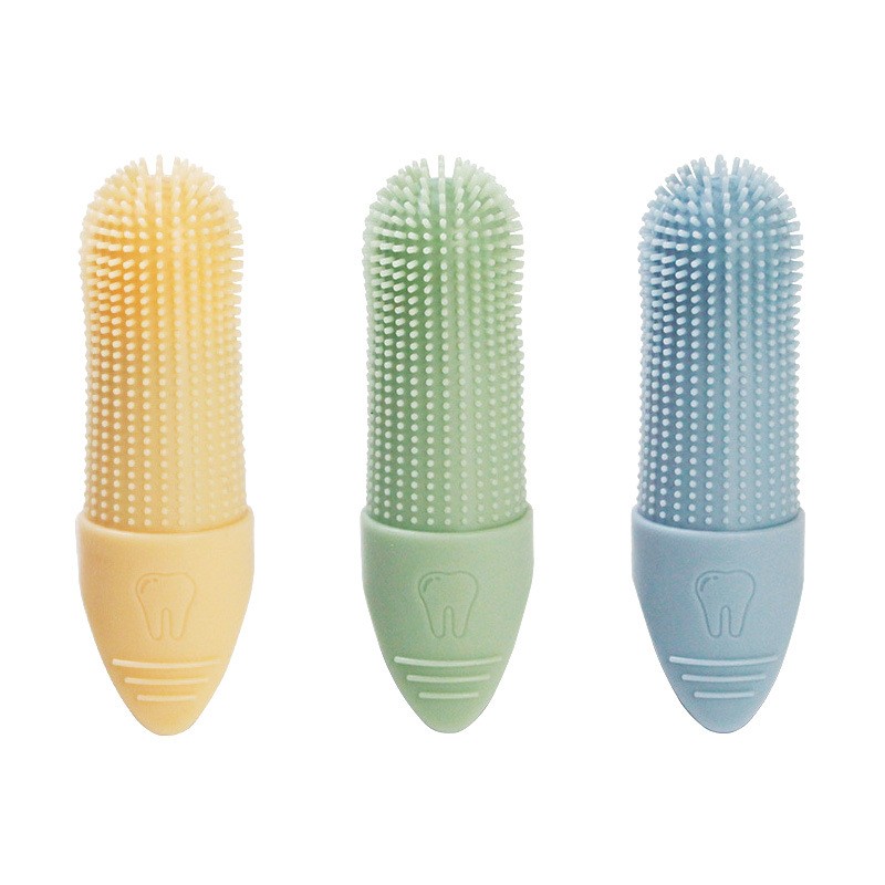 硅胶牙刷套厂家-猫狗牙齿清洁石防污