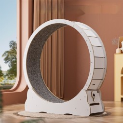 猫跑步机厂家-环保高纤维彩色静音健身轮