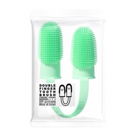 Pet Toothbrush Manufacturer - Two-Finger Silicone Dual Finger Dental Care