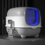 紫外线猫砂盆厂家-批发超大号杀菌全封闭