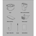 宠物饮水机厂家-不锈钢USB充电感应3.2L过滤