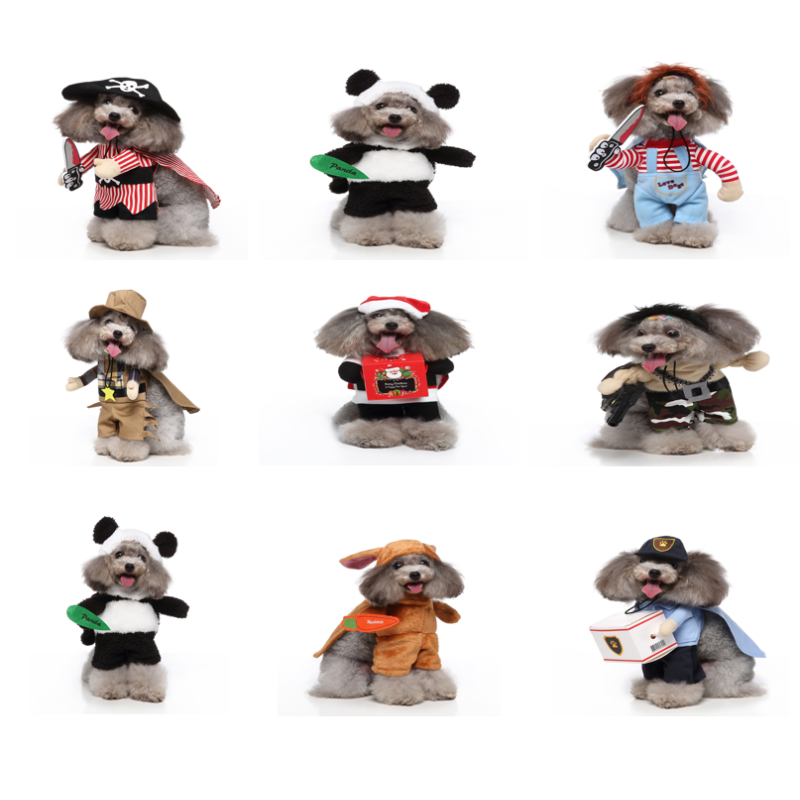 Pet Costumes Manufacturer - Christmas Costume Suitable for Teddy French Bulldog Corgi