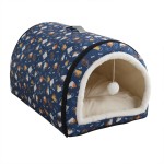 Pet Bed Factory - Customizable Thickened Warm Plush Cave Style Foldable Washable