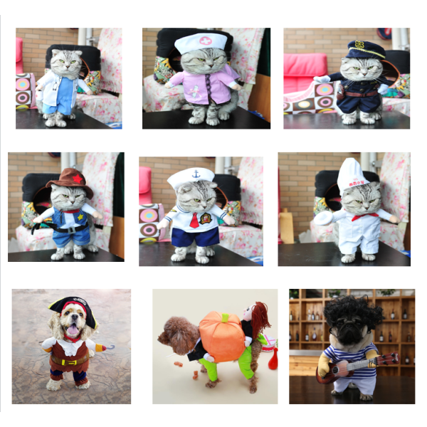 Cat Clothes Manufacturer - Wholesale Comfortable Polyester S-XL Solid Winter Holidays