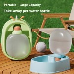 宠物水壶厂家-热销500ml瓢虫户外便携可折叠