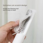 Pet Comb Supplier - Ergonomic Round Handle Stainless Steel ABS Knot Detangling