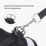 狗背带厂家-可调透气尼龙网眼反光背心牵引绳