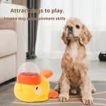 Pet Toy Factory - Hot Selling Little Yellow Duck Design Leaking Food Cartoon Style