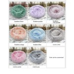 Pet Bed Supplier - Long Winter Warmth Enclosed Gradient Color Plush Heating