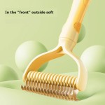 Pet Comb Supplier - Customizable Double-Hook Stainless Steel Non-Slip Comfortable Grip