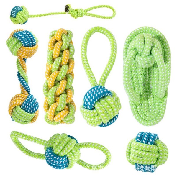 Dog Chew Toy Factory - Durable Cotton Casual Interactive Pull Toy with Knot Ball