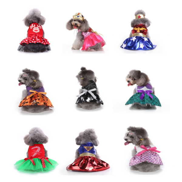 Dog Costume Factory - Halloween Christmas Wizard Dress Various Styles Cosplay