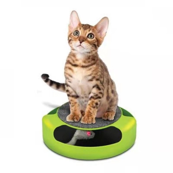 Pet Toy Supplier - Interactive Motion-Activated Catch the Mouse Game Lifelike Style