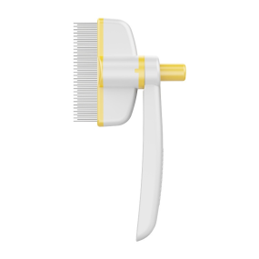 Pet Comb Supplier - Durable Plastic Self-Cleaning Long Hair Knot Remover Tool