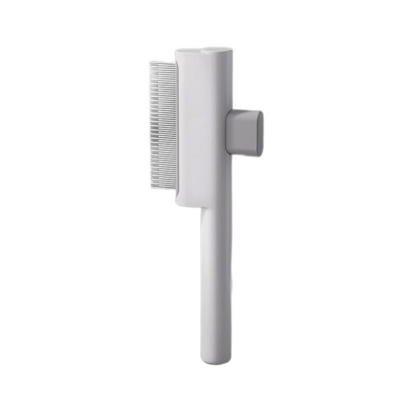 Pet Comb Manufacturer - Customizable Stainless Steel One-Button Knot Removal Rounded