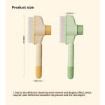 Pet Comb Supplier - Wholesale ABS Stainless Steel Self-Cleaning One-Click Hair Removal