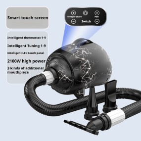 宠物吹风机厂家-热销高品质LED触屏清洁美容
