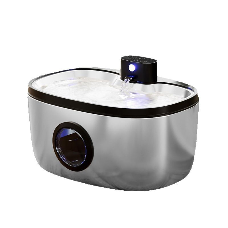 智能饮水机厂家-大号5L不锈钢多层过滤感应