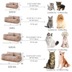 Pet Bed Manufacturer - Crystal Velvet Semi-Enclosed Neck Support Resistant Removable