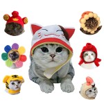Pet Hats Manufacturer - Cute Funny Hot-selling Sunflower Headdresses Wigs Halloween